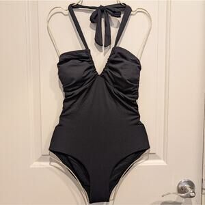 Sea Level Swim Australia One Piece Black Swimsuit Size 4 New